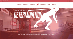 Desktop Screenshot of crossfitdetermination.com